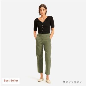 EVERLANE The Straight Leg Crop pants - surplus